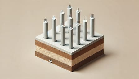 Трубчатые столбы для беседки 3×3 м